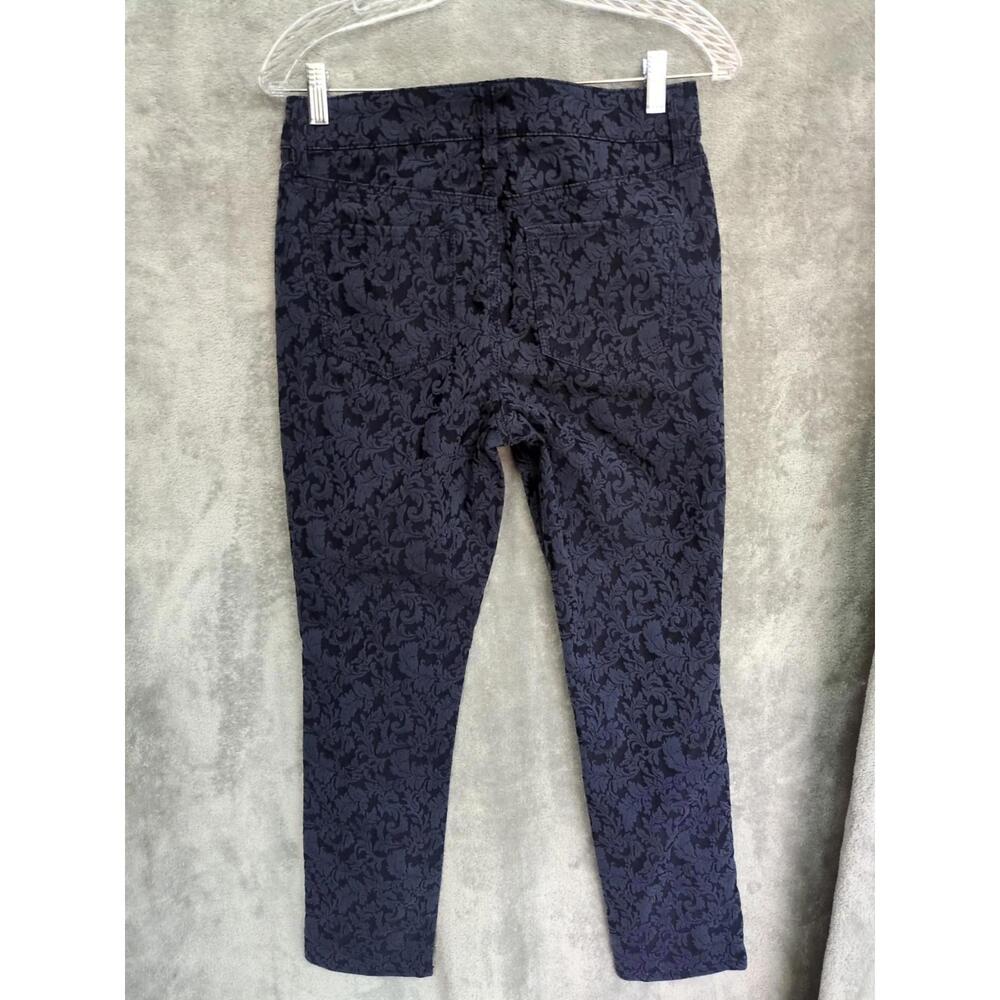 NYDJ Jeans Womens 4P Petite Moody Floral Print Legging Elegant Classic Timeless - Picture 6 of 11
